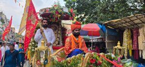 जोगबनी में भव्य श्री श्याम निशान यात्रा, उमड़े हजारों श्रद्धालु